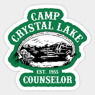 Camp Crystal Lake Friday 13th Jason Sticker